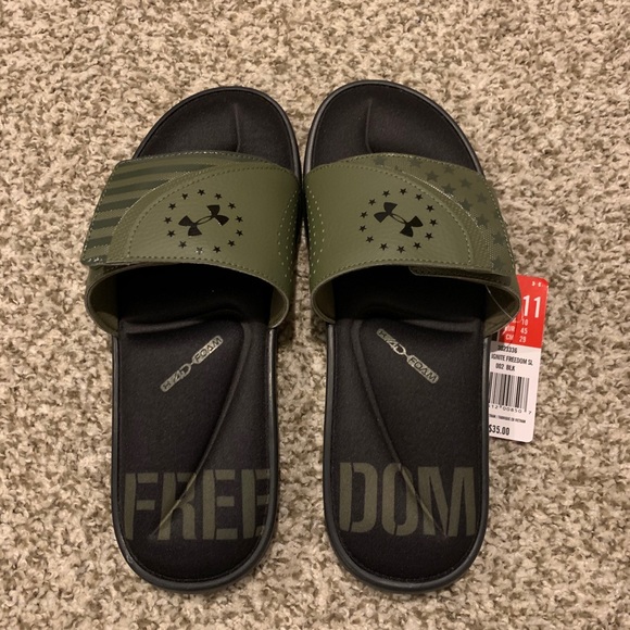 Under Armour Freedom Slides | Poshmark